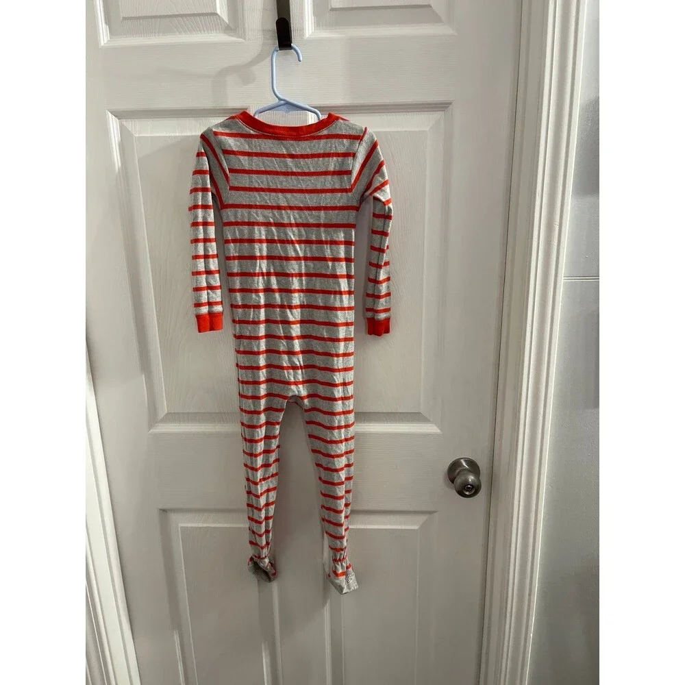 Just One You by Carter’s Firetruck Footed Pajamas Size 5T Red/Gray